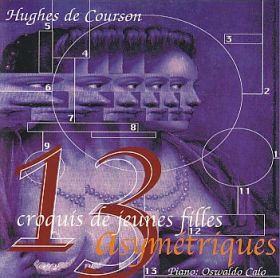 HUGHES DE COURSON / 13 CROQUIS DE JEUNES FILLES AS ξʾܺ٤