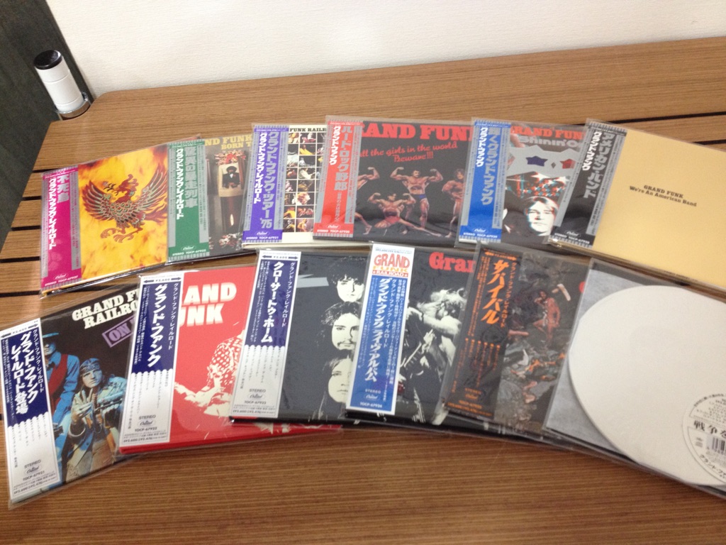 4月22日、250枚の中古CDが入荷！希少なグランド・ファンク・レイル