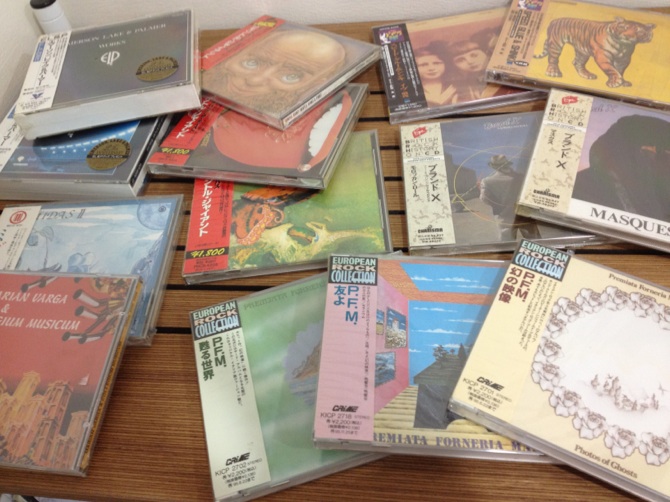 8月7日、402枚の中古CDが入荷！ELP、ジェントル・ジャイアント、PFMの